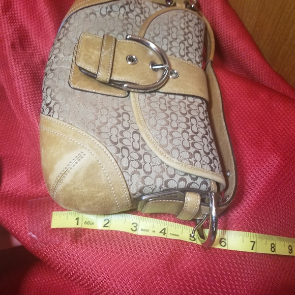 Coach Signature Satchel - Picture 7 of 16